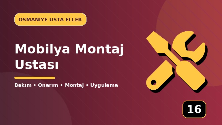 Mobilya Montaj Ustası